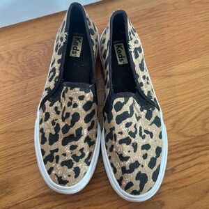 Keds leopard animal print canvas sneaker. Size 7.5